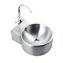 Lavabo mural design circular acero NOFER
