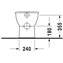 Inodoro a suelo Darling New DURAVIT