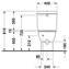 Inodoro completo dual tanque bajo Darling New DURAVIT