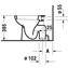 Inodoro a suelo 53 D-Code DURAVIT