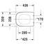 Inodoro a suelo 53 D-Code DURAVIT