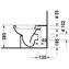 Inodoro a suelo y pared D-Code DURAVIT