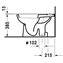 Inodoro completo tanque bajo D-Code DURAVIT
