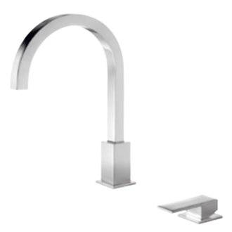 Grifo de lavabo en bater&iacute;a TRES CUADRO L