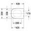 Inodoro completo tanque bajo D-Code DURAVIT
