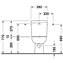 Inodoro completo tanque bajo 65 D-Code DURAVIT