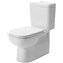 Inodoro completo dual tanque bajo D-Code DURAVIT