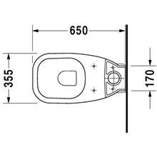 Inodoro completo dual tanque bajo D-Code DURAVIT