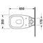 Inodoro completo dual tanque bajo D-Code DURAVIT