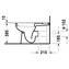Inodoro completo dual tanque bajo D-Code DURAVIT