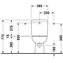 Inodoro completo dual tanque bajo D-Code DURAVIT