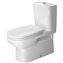 Inodoro completo dual tanque bajo 36 D-Code DURAVIT
