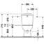 Inodoro completo dual tanque bajo 36 D-Code DURAVIT