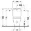 Inodoro completo tanque bajo 70 DuraStyle DURAVIT