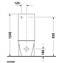 Inodoro completo tanque bajo Starck 1 DURAVIT
