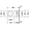 Inodoro completo tanque bajo salida vertical Starck 3 DURAVIT