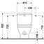 Inodoro completo dual tanque bajo Big Toilet Starck 3 DURAVIT