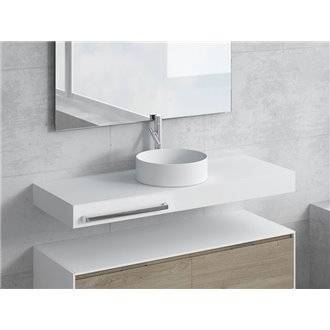 Conjunto encimera+lavabo ACIS toallero NATUGAMA