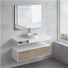 Conjunto encimera+lavabo ACIS cajón NATUGAMA