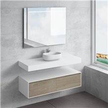 Conjunto encimera+lavabo NEREIDA NATUGAMA