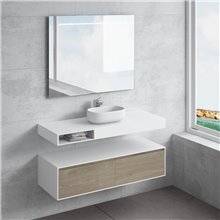 Conjunto encimera+lavabo NEREIDA cajón NATUGAMA