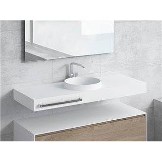 Conjunto encimera+lavabo JUNO toallero NATUGAMA