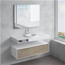 Conjunto encimera+lavabo LARES cajón NATUGAMA