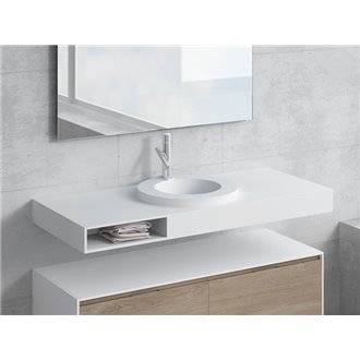 Conjunto encimera+lavabo LARES caj&oacute;n NATUGAMA