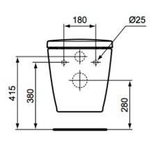 Inodoro suspendido CONNECT FREEDOM SB Ideal Standard