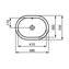 Lavabo encastrado ovalado 48 CONNECT Ideal Standard