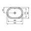 Lavabo encastrado ovalado 55 CONNECT Ideal Standard