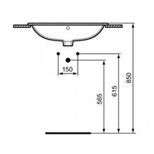 Lavabo encastrado ovalado 62 CONNECT Ideal Standard
