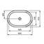 Lavabo encastrado ovalado 62 CONNECT Ideal Standard