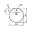 Lavabo encastrado redondo 48 CONNECT Ideal Standard