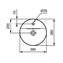 Lavabo encastrado redondo 38 CONNECT Ideal Standard