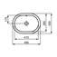 Lavabo bajo encimera ovalado 48 CONNECT Ideal Standard
