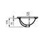 Lavabo bajo encimera ovalado 48 CONNECT Ideal Standard
