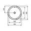 Lavabo bajo encimera redondo 48 CONNECT Ideal Standard