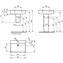 Lavabo mural 55 compacto CONNECT Ideal Standard