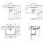 Lavabo mural 65 TEMPO Ideal Standard