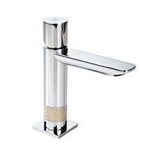 Grifo monomando lavabo cromo swarovski 14F8 Serpi