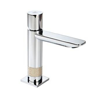 Grifo monomando lavabo cromo swarovski 14F8 Serpi