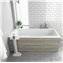 Ba&ntilde;era Jazz L encastrada 170x80 cm con estructura b10