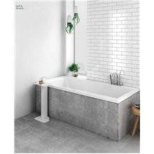 Bañera Jazz L encastrada 180x80 cm con estructura b10