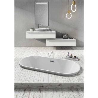 Ba&ntilde;era Curve 150x75 cm con estructura b10