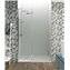 Mampara frontal fijo+abatible a pared GLASS GME