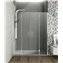 Mampara frontal 2 fijos+2 abatibles GLASS GME