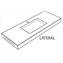 Lavabo encimera estandar ATENEA Resigres