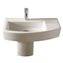 Lavabo semipedestal pergam&oacute;n Hall 65x42cm Roca
