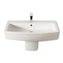 Lavabo semipedestal pergam&oacute;n Hall 65x49,5cm Roca